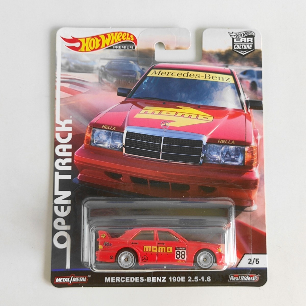 ミニカー Hot Wheels Mercedes-Benz 190E 2.5-1.6 HOT WHEELS 2019 CAR CULTURE OPEN TRACK #2 Mercedes-Benz 190E 2.5