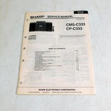 Sharp CMS-C333 CP-C333 Stereo System Tape CD ...