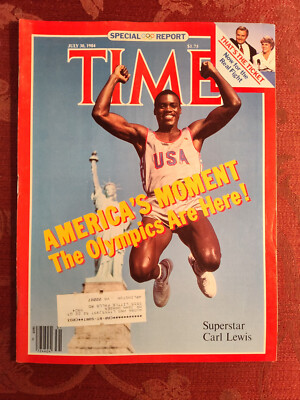 TIME July 30 1984 Los Angeles OLYMPICS CARL LEWIS Democratic Convention