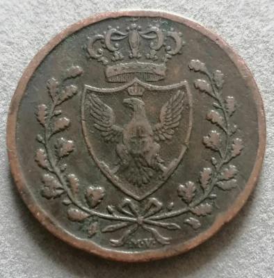 ITALIE - ROYAUME DE SARDAIGNE 3 Centesimi 1826 Bologne en cuivre - Photo 1/2