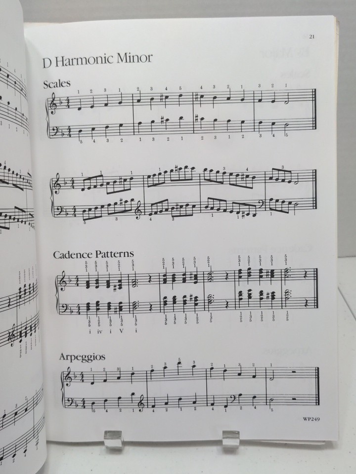 Scales Chords & Arpeggios Sheet Music Song Book James Bastien Piano