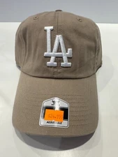 Los Angeles Dodgers Fan Favorite  khaki Adjustable MLB Cap Hat NWT