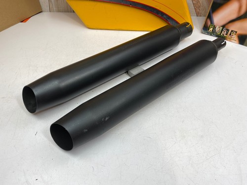 🔥17-23 OEM Harley Touring Exhaust Mufflers Slip-on's Ceramic Black Stock🔥 - Picture 8 of 11