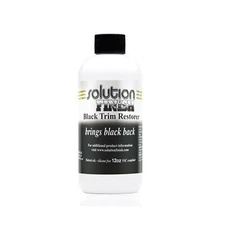 Solution Finish Black Plastic Vinyl Plastic Trim Restorer Car Truck Polish