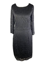 BNWT Vero Moda Size S 8 Small Dress Black Lace Overlay Stretchy Evening Cocktail