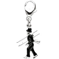 JOBO Pendant Charm Chimney Sweep 925 Sterling Silver Pendant for Charm Arm