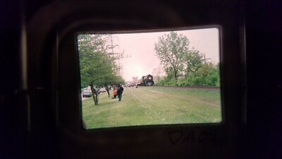 #ad DA08 Train Slide CMSTPamp;P BIG STEAM IN ILLINOIS $1.97