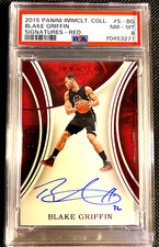 SP /25 PSA 8 NM/MT BLAKE GRIFFIN 2015 IMM.  COLL. SIGNATURES AUTO 5031