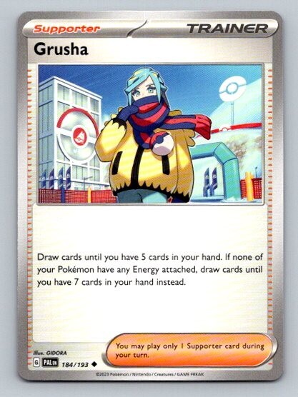 2023 Pokemon Card Paldea Evolved Grusha 184/193