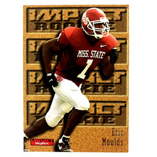 Eric Moulds 1996 Skybox Impact Rookie Card #182 NFL Buffalo Bills. rookie card picture