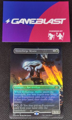 MTG | Stoneforge Mystic | Foil Borderless Full Alt Art NM Eng | Double Masters - Picture 1 of 2
