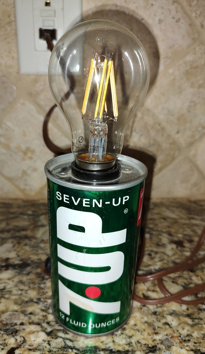 7-UP The Uncola Soda Can Lamp Light w/Bulb Vintage Works | eBay
