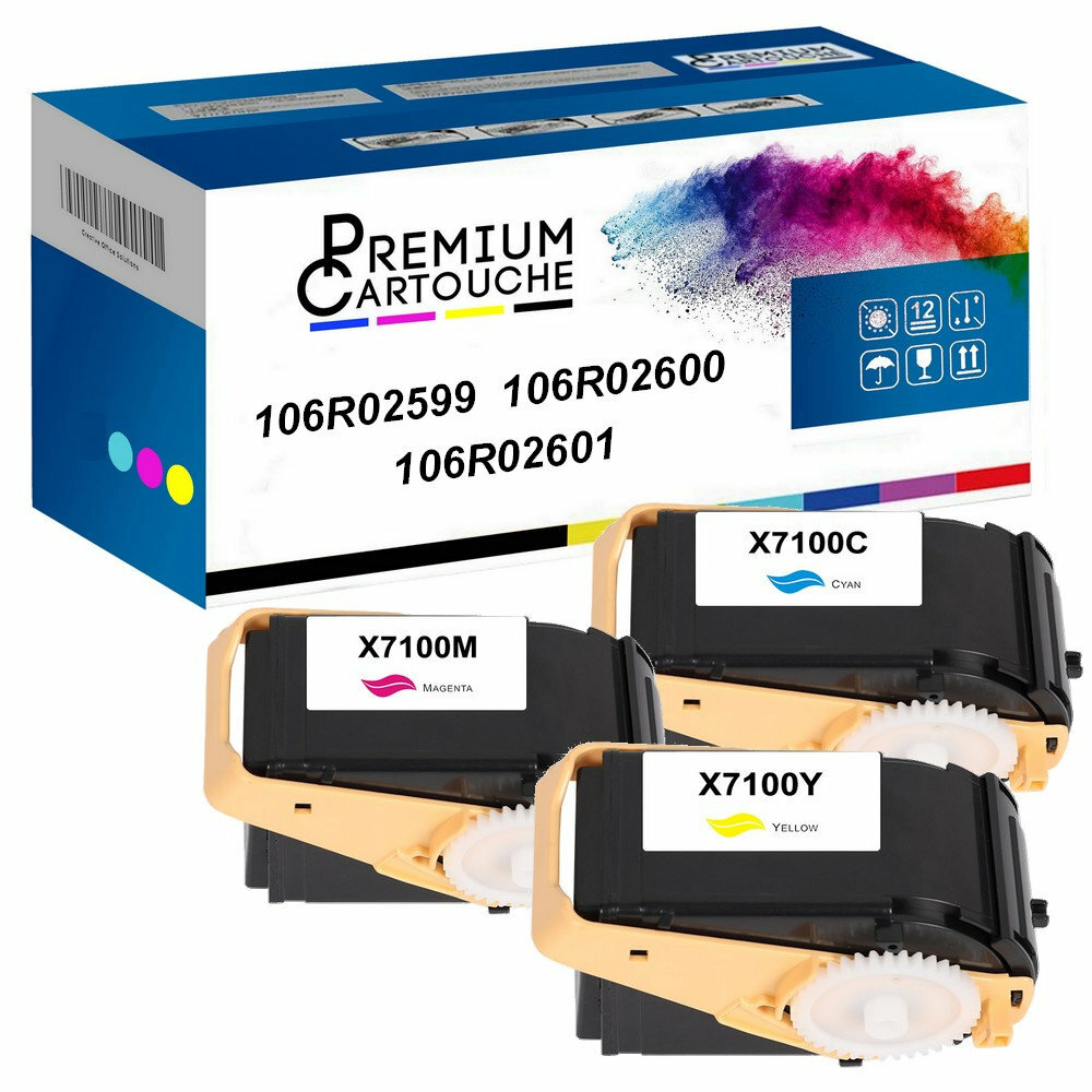 Toner 106R02599 trio de cartouches de précision couleur pour impression