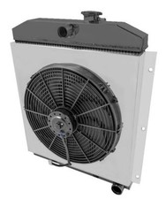 Ar Aluminum Fan Shroud With 16 2500cfm Fan 1949 -1952 1953 1954 Chevy Truck