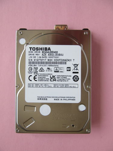Toshiba 4TB 2.5" USB HDD MQ04UBB400 AZA AB02 JS0B0U Oct 2021 M2H HDKFD26AZA31