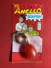 SCHERZO DI CARNEVALE PARTY vintage ANELLO SQUASH SPRUZZA ACQUA Widmann 1989