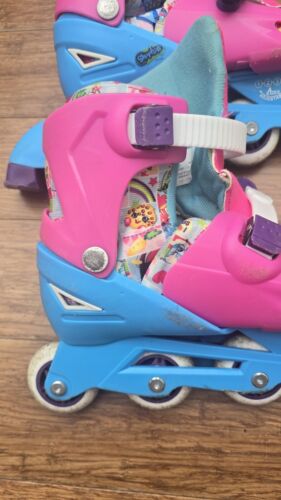 Childrens Adjustable Inline Roller Boots UK Size 1 - 4 - Picture 2 of 8