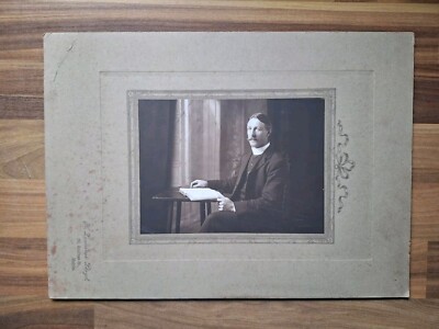 Antique Photograph. Priest. H Lawrence Lloyd (Mr Stickyback)  Grafton St Dublin 
