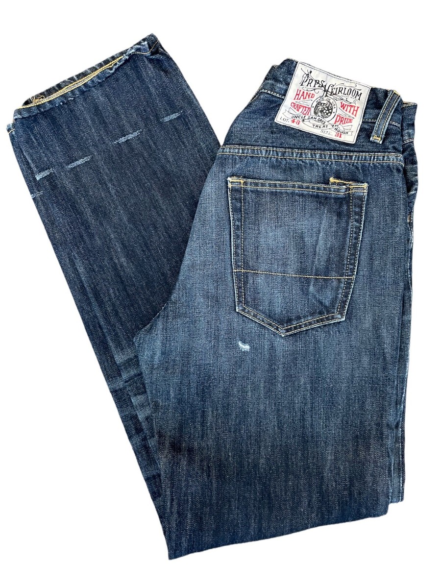 PRPS Heirloom Lot 48 Men's Sz 31x32 Denim Jeans Button Fly