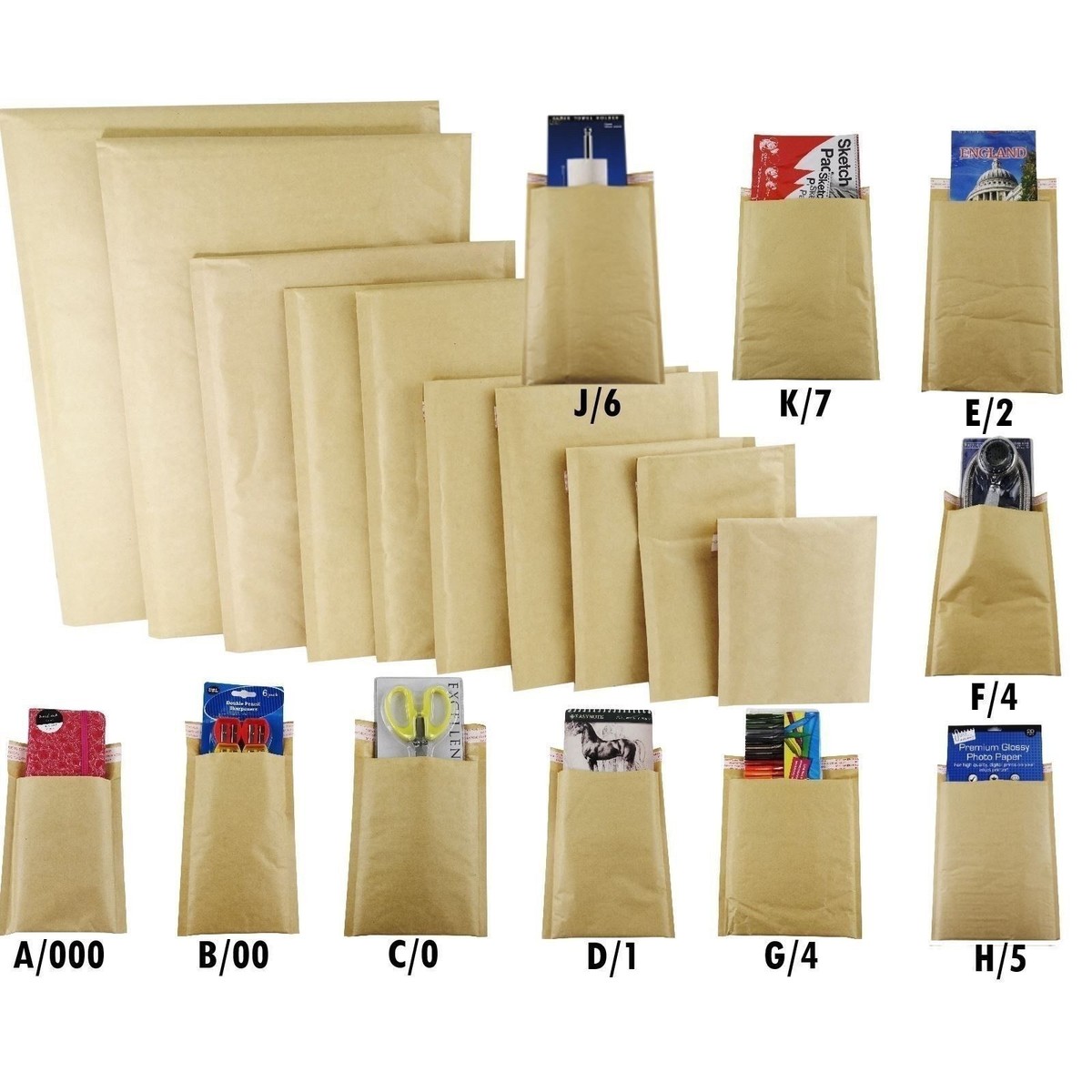 Enval Soft 150 Buste Per Spedizioni 19x24 Pollici - Ecoswift, Bianche, Riciclabili Expired Film - Foto 8