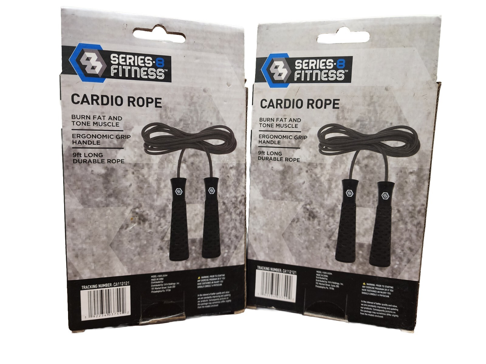 Series 8 Fitness Cardio Jump Rope, 9 ft Long (2-Pack)