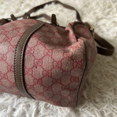 Gucci 2Way Gg Supreme Mini Boston Bag Handbag m2_0522 USED - Picture 5 of 14