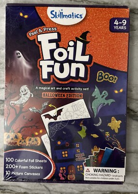 Skillmatics Foil Fun: Halloween Edition No Mess Art Kit (ages 4-9)