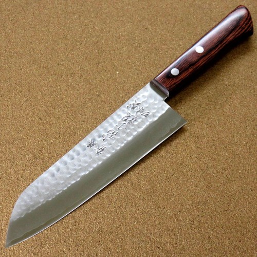 Japanese Kitchen Santoku Knife 170mm 6.7 inch 3 Layers VG-1 Hammer Forged JAPAN - 第 1/10 張圖片