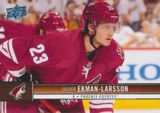 2012-13 Upper Deck #139 OLIVER EKMAN-LARSSON ...