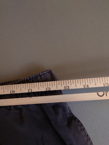 VINTAGE anni 90 Lands' End grigio sbiadito 33" vita donna media made in USA - Foto 5 di 12