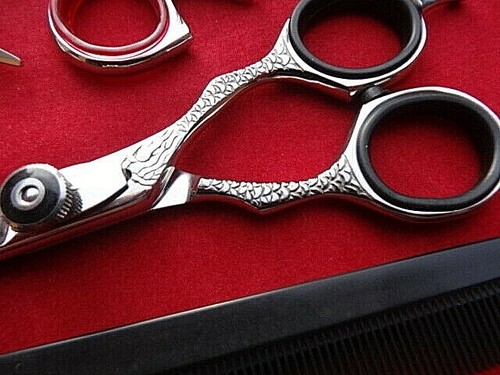 Warranty 3 x 5.5" Hairdressing & Hair Cutting Thinning Scissors/Japanese Steel - Picture 5 of 12