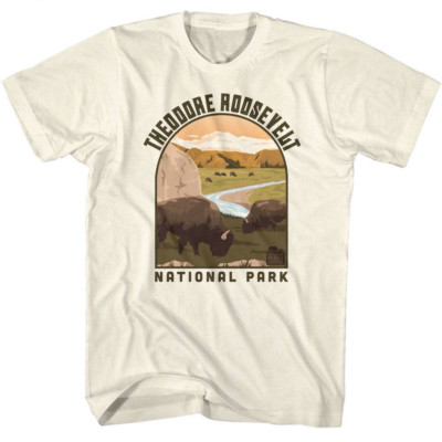 Theodore Roosevelt Park Wild Bison Men's T Shirt