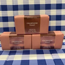 3 Pack Champagne Toast Shea Butter Cleansing Bar Soaps 5 oz - Bath & Body Works