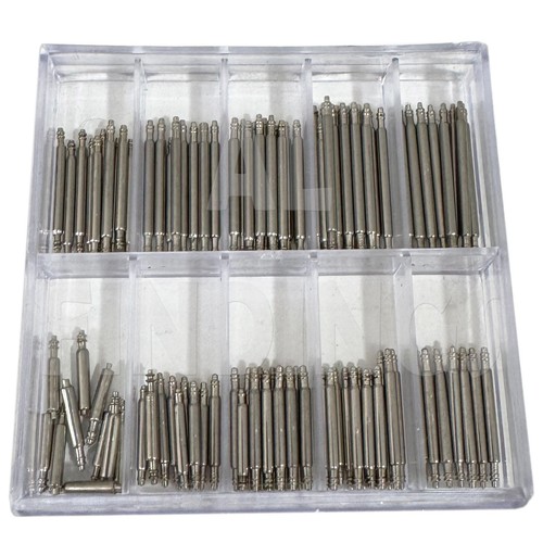 100x Assorted Watch Spring Bar Pins Strap Fitting 8mm-19mm - Picture 2 of 2