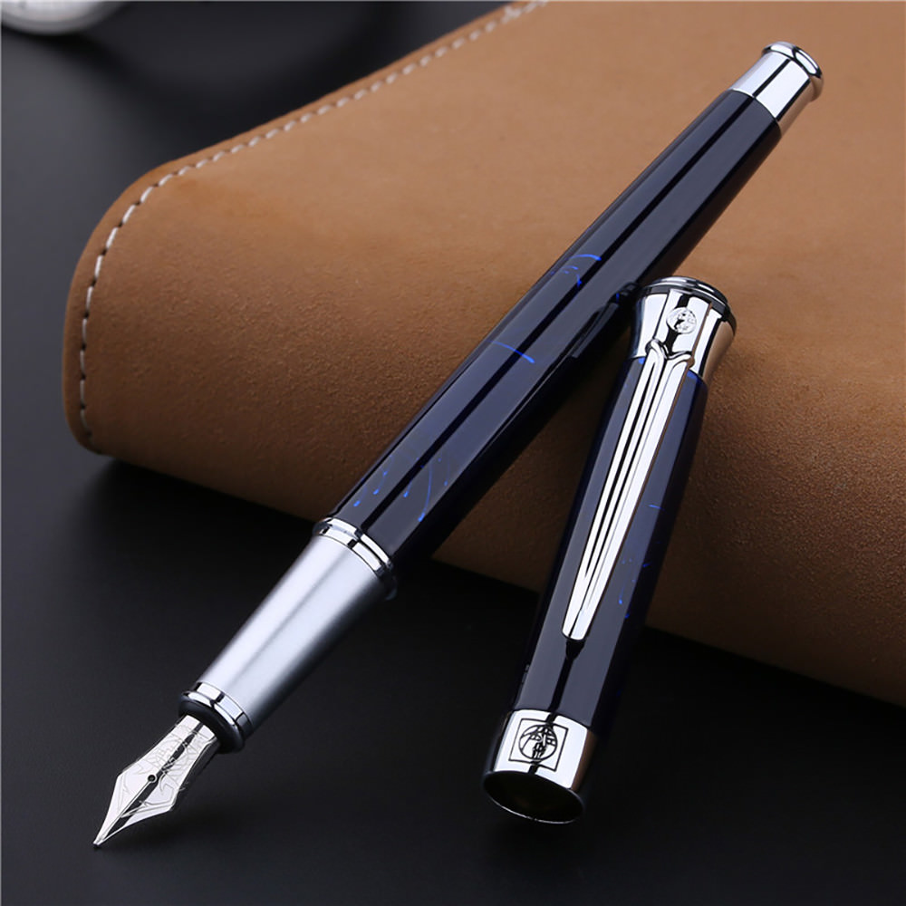 Picasso 903 Sweden Flower King Classic Fountain Pen Blue Texture