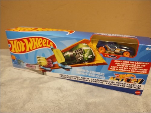 Hot Wheels Verticle Power Launch Play Set w/car included Unassembled unopened - Picture 6 of 11