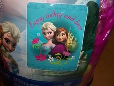 Disney's Frozen "Enjoy the Day Love" 60 by 80" Plush Raschel blanket Twin NEW