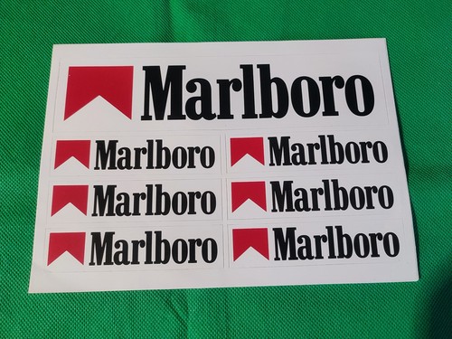 Marlboro Aufkleber, 21 cm x 15 cm sehr alt