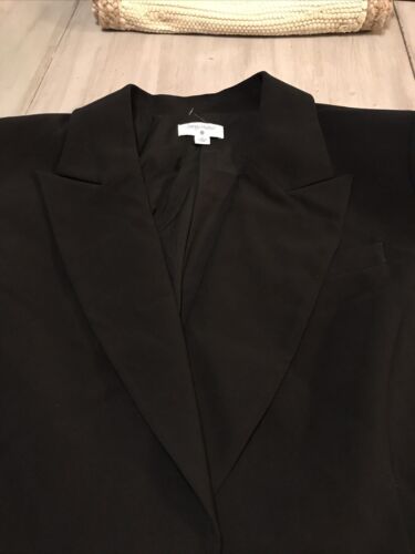 Sergio Hudson Black Blazer Jacket Women’s Sz 3x Classic One Button 90’s Target - Picture 5 of 10
