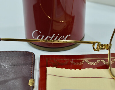 Vintage Cartier 1989 Santos Vendome Sunglasses Glasses Nos Vintage Cartier 1989 Santos Vendome Sunglasses Glasses Nos