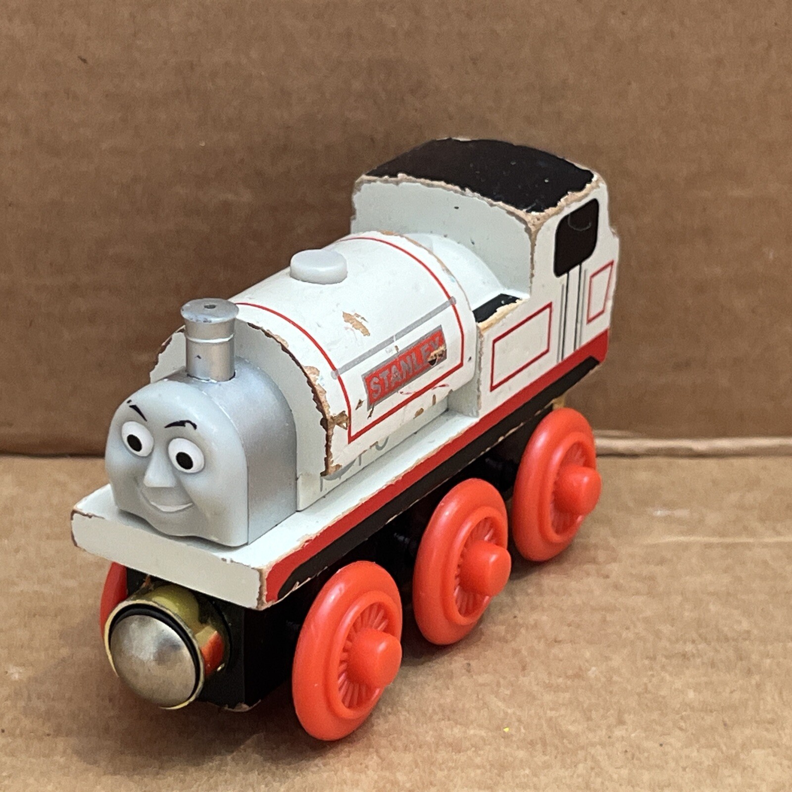 RFID Talking Thomas & Friends Wooden Train Engine with Gold Magnet Stanley