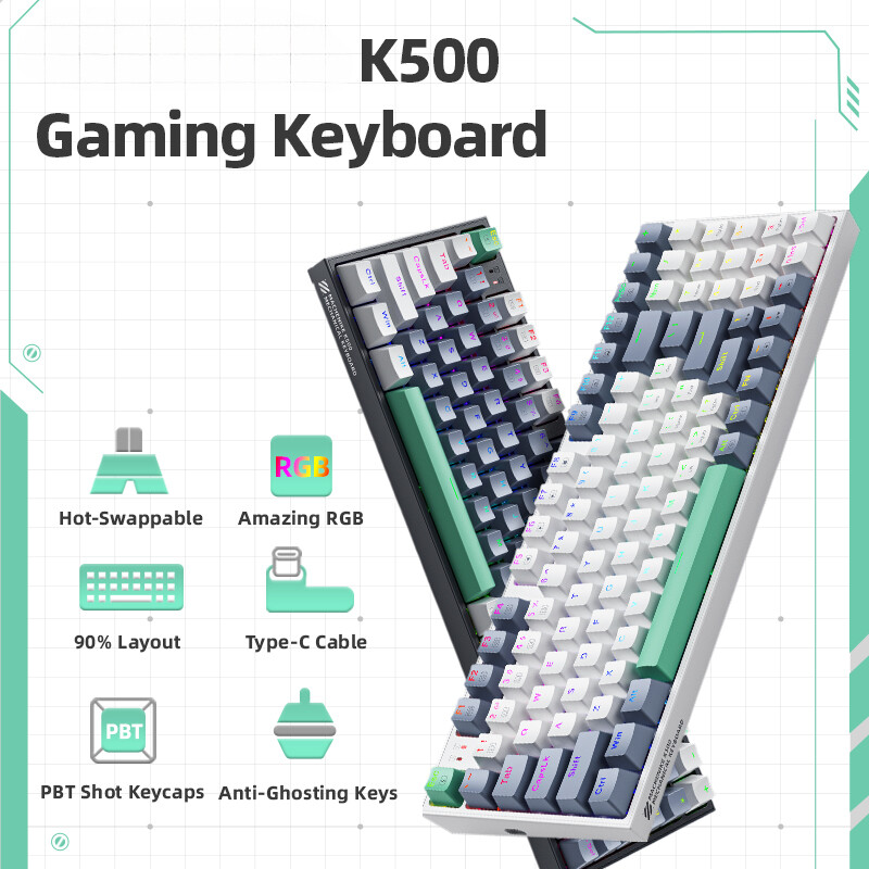K500 94-Key Hot Swappable Wired Mechanical Gaming Keyboard