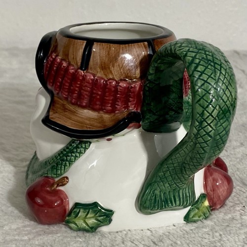 Vintage 2000 Fitz and Floyd Appletree Snowman Mug - Picture 2 of 11