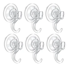 Suction Cup Hooks Small Clear Heavy Duty Vacuum Suction Hooks Shower Wall Suc...