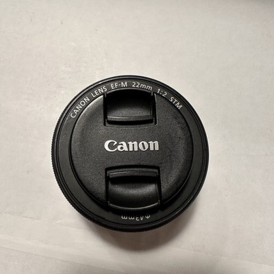 Top Mint】Canon Lens EF-M 22mm f2 STM wide angle lens from JAPAN