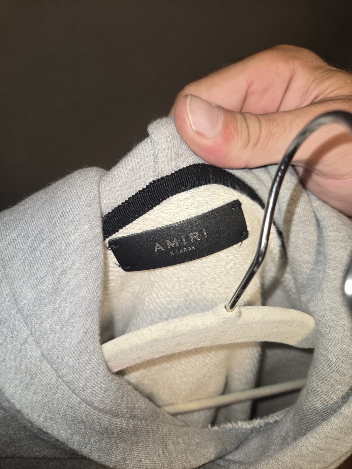 Amiri Bones Hoodie Grey 100percent Authentic Rare SIZE Xl $650 Retail image 5