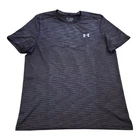 Under Armour Threadborne Fitted Black Sportswear Shirt Top Men's Sz XL