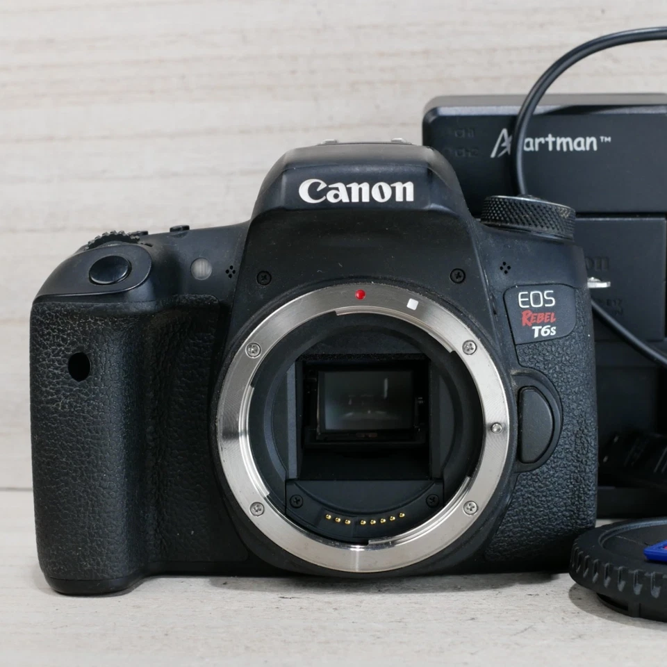 Canon EOS Rebel T6s 24.2MP Digital SLR DSLR Camera *TESTED* W CHARGER + 32gb SD - Image 2 of 4