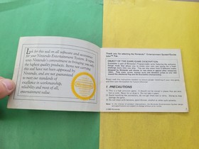 Excitebike (Nintendo Entertainment System) NES - Instruction Manual Only