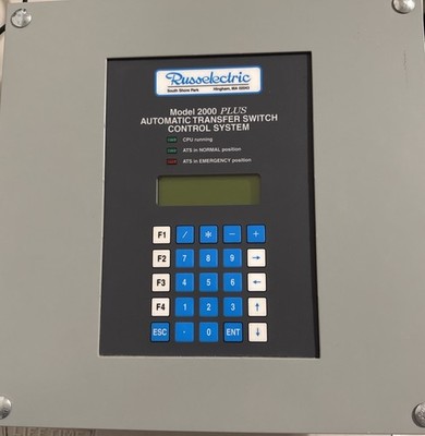 Russelectric Model 2000 Plus ATS Control Panel 2021010001 Transfer Switch OEM